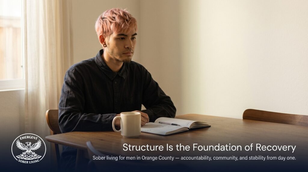 Structured Sober Living for Men in Orange County: Why Accountability and Stability Matter After Treatment