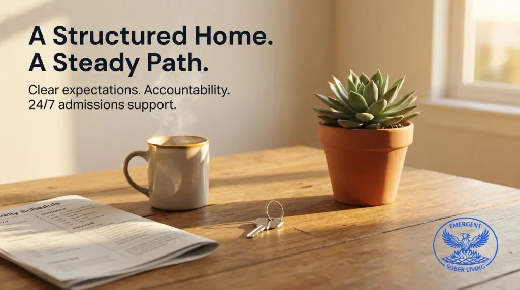 What to Expect from a Structured Sober Living Home for Men in Orange County